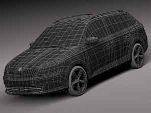 Skoda Fabia Combi 2015 3D Модель