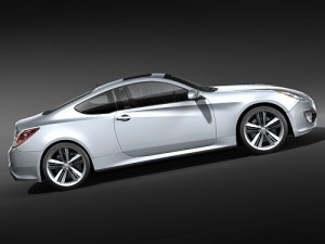 Hyundai Genesis Coupe 2009 Modelo 3D