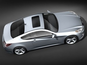 Hyundai Genesis Coupe 2009 Modelo 3D