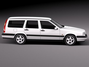 Volvo 850 Wagon 1991-1997 3D Model