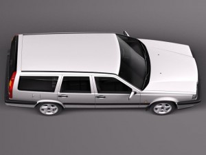 Volvo 850 Wagon 1991-1997 3D Model