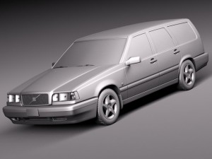 Volvo 850 Wagon 1991-1997 3D Model