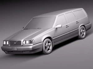 Volvo 850 Wagon 1991-1997 3D Model