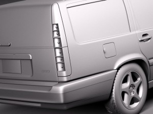Volvo 850 Wagon 1991-1997 3D Model
