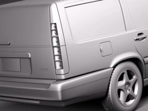 Volvo 850 Wagon 1991-1997 3D Model