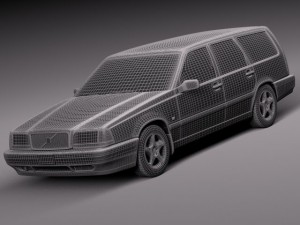 Volvo 850 Wagon 1991-1997 3D Model