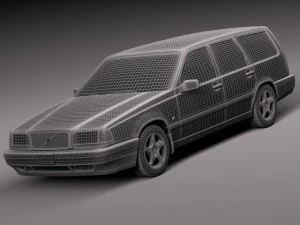 Volvo 850 Wagon 1991-1997 3D Model