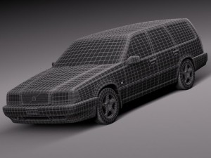 Volvo 850 Wagon 1991-1997 3D Model