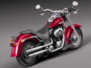 Harley Davidson Fat Boy 2015 3D Model