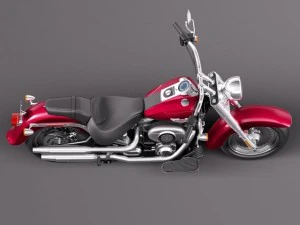 Harley Davidson Fat Boy 2015 3D Model