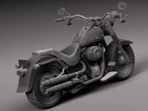 Harley Davidson Fat Boy 2015 3D Model