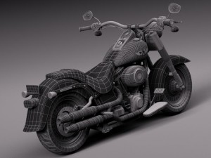 Harley Davidson Fat Boy 2015 3D Модель