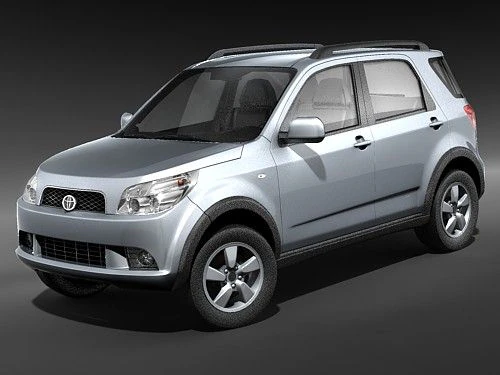 Toyota Rush - Daihatsu Terios 3D Model .c4d .max .obj .3ds .fbx .stl .blend 