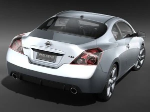 Nissan Altima Coupe 2009 3D Model
