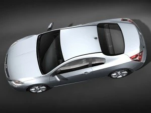 Nissan Altima Coupe 2009 3D Model