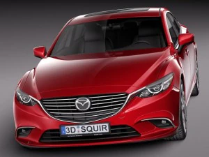 Mazda 6 Sedan 2016 3D Model