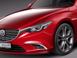 Mazda 6 Sedan 2016 3D मॉडल