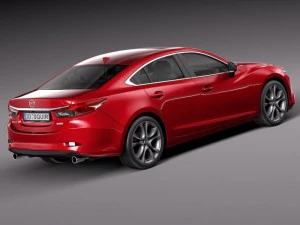 Mazda 6 Sedan 2016 3D Model