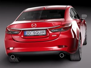 Mazda 6 Sedan 2016 3D Model