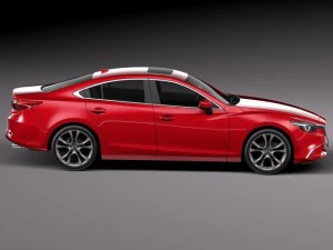 Mazda 6 Sedan 2016 3D Model