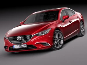 Mazda 6 Sedan 2016 3D Model