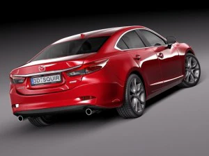 Mazda 6 Sedan 2016 3D Model
