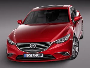Mazda 6 Sedan 2016 3D Model