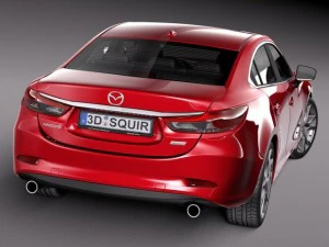 Mazda 6 Sedan 2016 3D Model