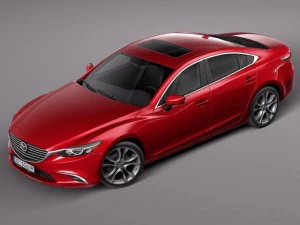 Mazda 6 Sedan 2016 3D Model