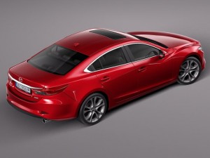 Mazda 6 Sedan 2016 3D मॉडल