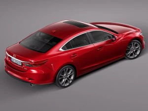 Mazda 6 Sedan 2016 3D Model