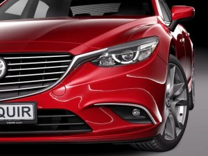 Mazda 6 Sedan 2016 3D Model