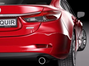 Mazda 6 Sedan 2016 3D Model