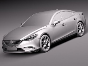 Mazda 6 Sedan 2016 3D मॉडल
