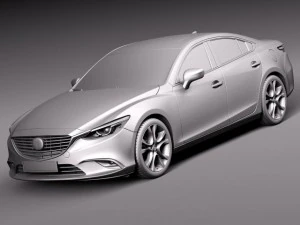 Mazda 6 Sedan 2016 3D Model