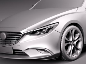 Mazda 6 Sedan 2016 3D मॉडल