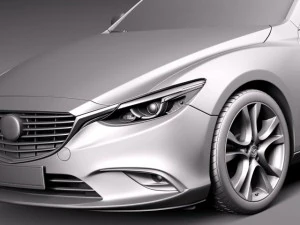 Mazda 6 Sedan 2016 3D Model