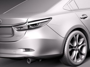 Mazda 6 Sedan 2016 3D मॉडल