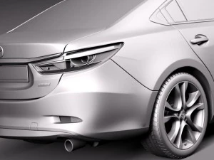 Mazda 6 Sedan 2016 3D Model