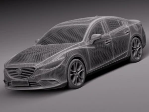 Mazda 6 Sedan 2016 3D Model