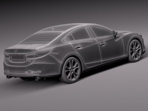 Mazda 6 Sedan 2016 3D मॉडल