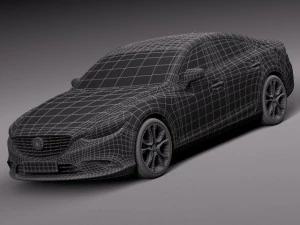 Mazda 6 Sedan 2016 3D Model
