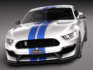 Mustang GT350 Shelby 2016 3Dモデル