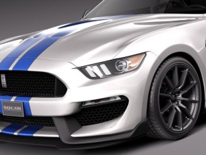 Mustang GT350 Shelby 2016 3Dモデル