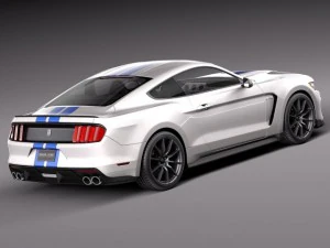 Mustang GT350 Shelby 2016 3D Model