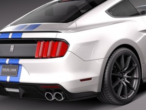 Mustang GT350 Shelby 2016 3Dモデル