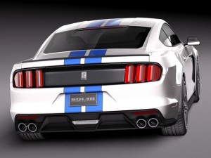 Mustang GT350 Shelby 2016 3Dモデル