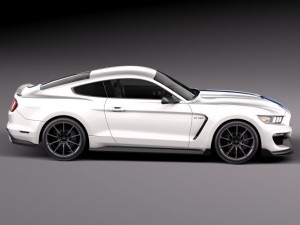 Mustang GT350 Shelby 2016 3Dモデル
