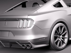 Mustang GT350 Shelby 2016 3Dモデル