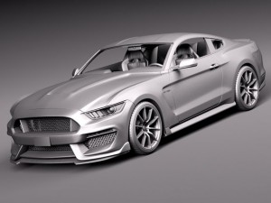 Mustang GT350 Shelby 2016 3Dモデル